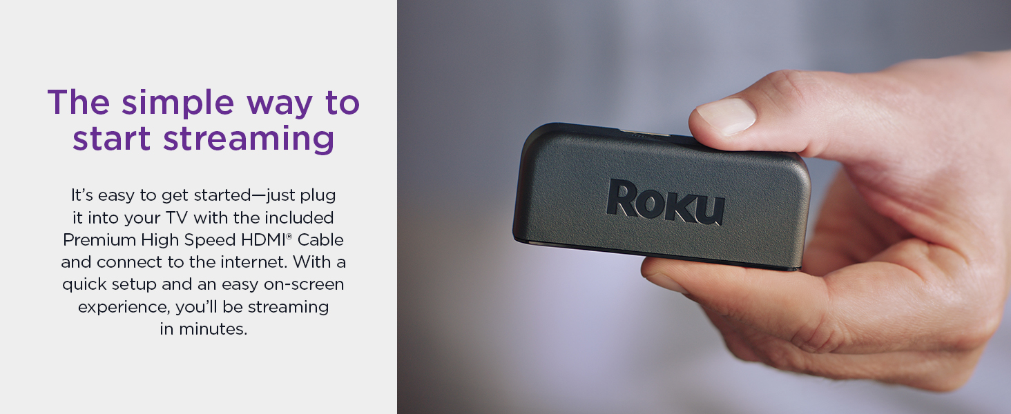 Roku premiere the simple way to start streaming