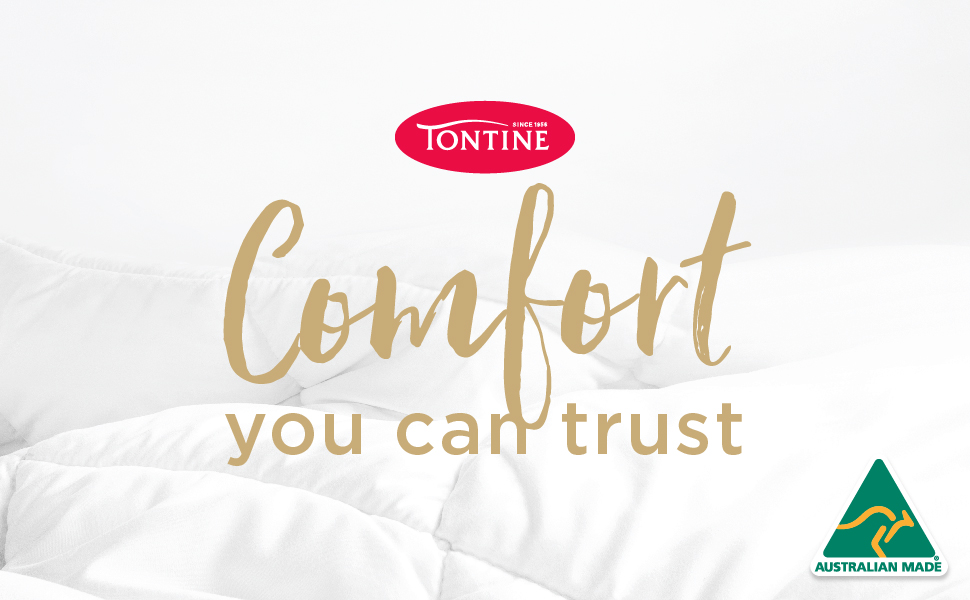 Tontine Comfortech Memory Foam Mattress Topper, Double, White Amazon