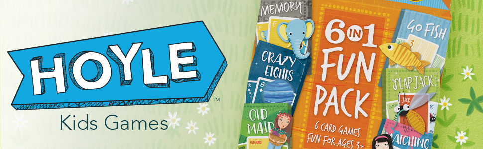 hoyle; kids games; hoyle kids games; old maid; go fish; crazy eights, memory, slap jack; matching