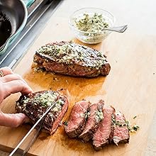 Thick cut steaks