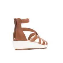 Hush Puppies Women's Lyricale BackZip Pump, Tan Leather, 8.5