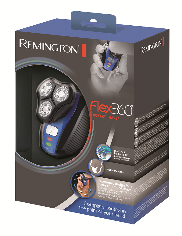 Remington Men's Flex 360 Rotary Electric Head Shaver for Skull and Face