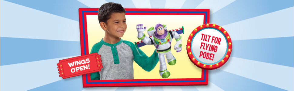 Wings Open Tilt For Flying Pose