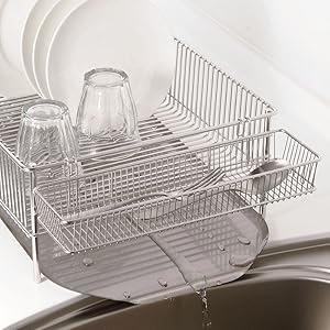 Amazon｜ラバーゼ(La Base) NEW 水切りかご大 横置タイプ 3点