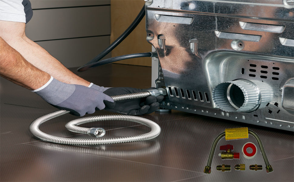 USD Products 18" Universal Gas Appliance Hookup Kit GLS200