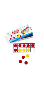 Demonstration Clings Ten-Frames With Counters (44 Pieces)