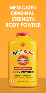 Gold Bond antifungal body powder.