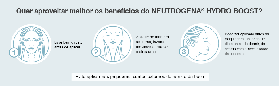 Quer aproveitar melhor os benefícios do NEUTROGENA Hydro Boost?