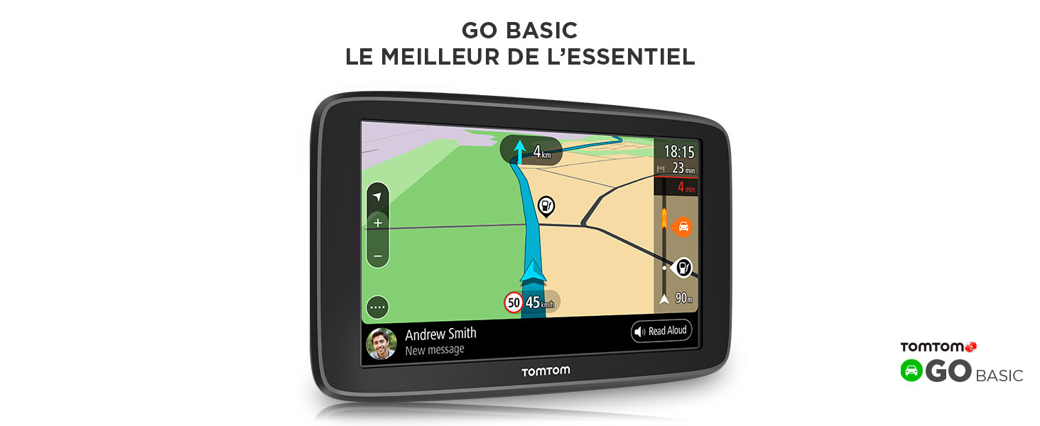 TomTom GO BASIC 5'' (5 Pouces) GPS Auto Cartographie Europe 48