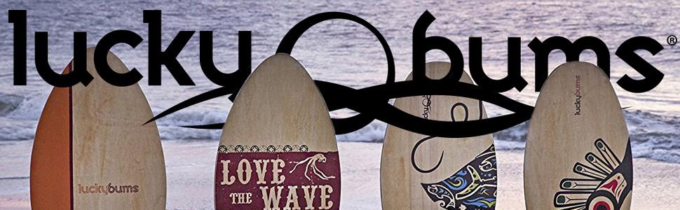 lucky bums water beach summer