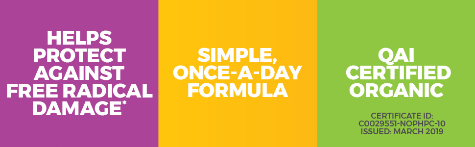organic hair skin nails free radical damage QAI certified organic coconut oil biotin vitamin b