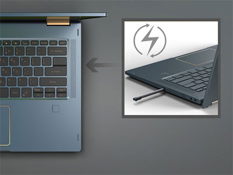 Acer Spin 7 SP714-61NA-S1QA, 14" Full HD Touch, Qualcomm Snapdragon 8cx Gen 2, 5G, 4G LTE