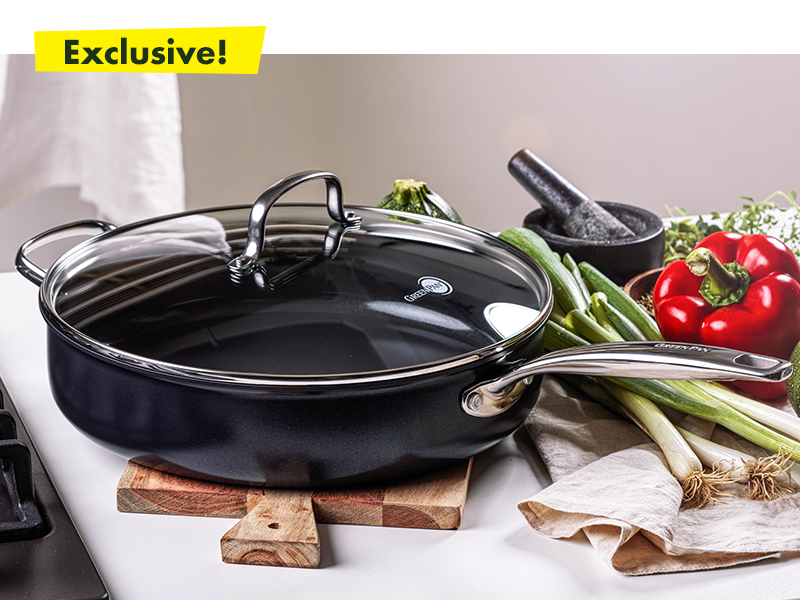 GreenPan Chatham Black Prime Midnight Hard Anodized Healthy