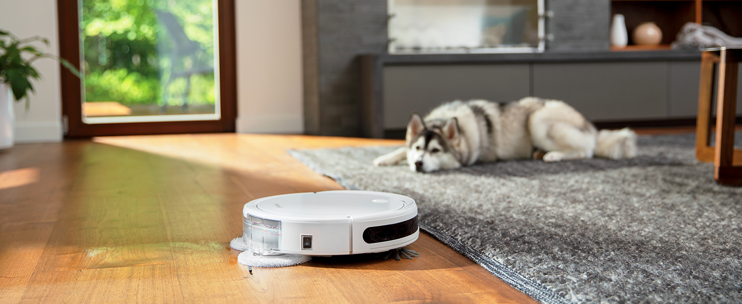 Bissell SpinWave Hard Floor Expert Pet Robot, 2in1 Wet