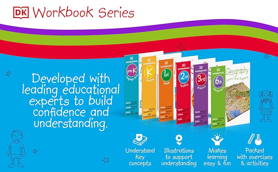 workbooks for prekindergarten kids including activities, english math workbooks for kids 