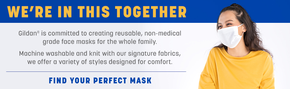 GILDAN Face Masks
