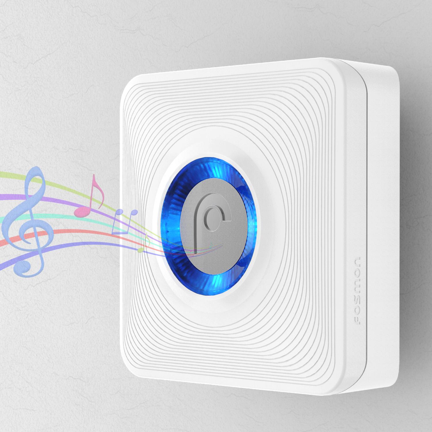 Fosmon WaveLink 51004HOM Wireless Door Open Chime (Operating Range 120M/400FT 52 Chime Tunes