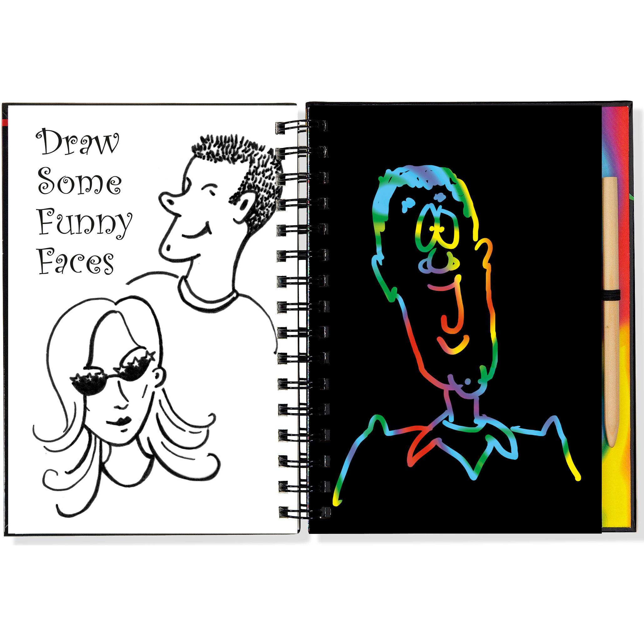 Super Scratch & Sketch A Cool Art Activity Book for Budding Artists of All Ages Peter Pauper