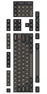 MAssdrop drop Susuwatari MT3 Keycap set mechanical keyboard base kit CTRL SHIFT ENTR ALT