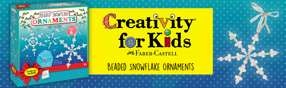 snowflake ornaments, ornament making kit, ornament making, ornaments for kids, tree ornaments