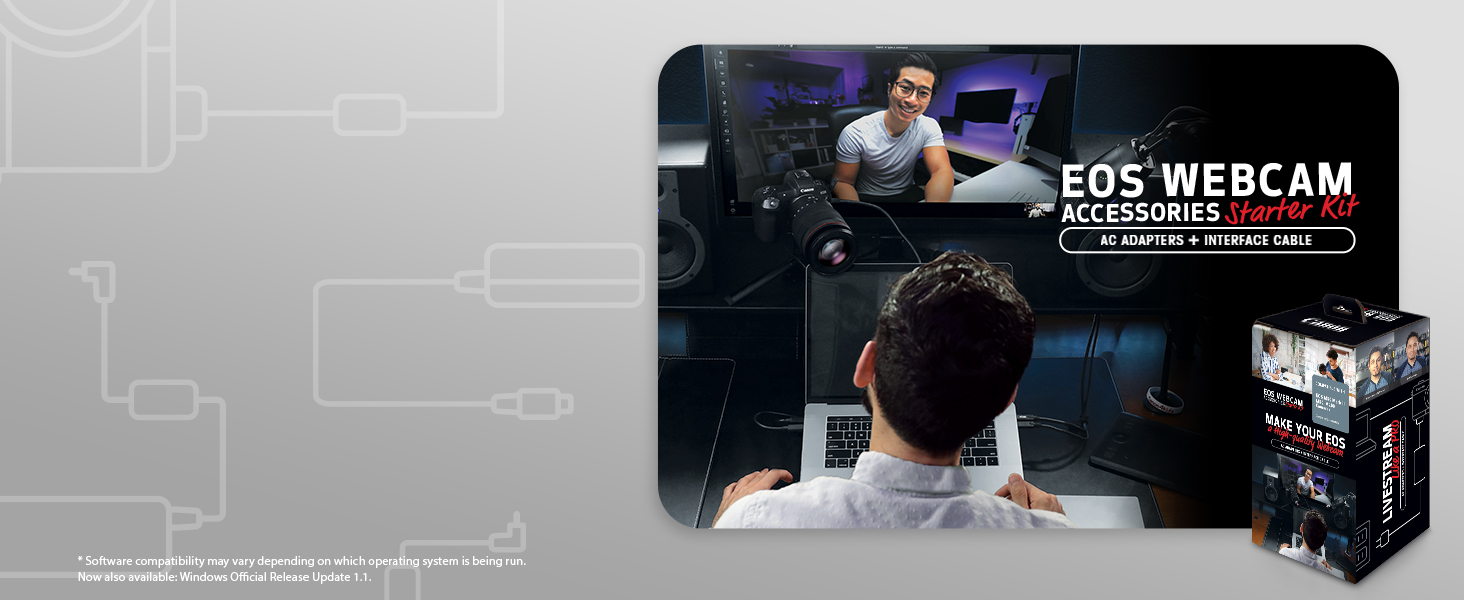 Canon EOS cam Accessories Starter Kit (for Select EOS M Cameras), for High