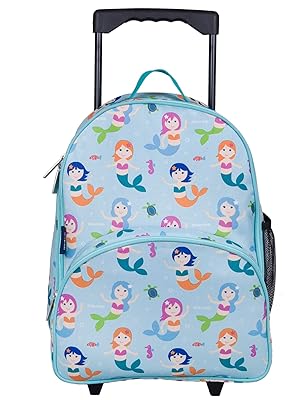mermaid rolling luggage