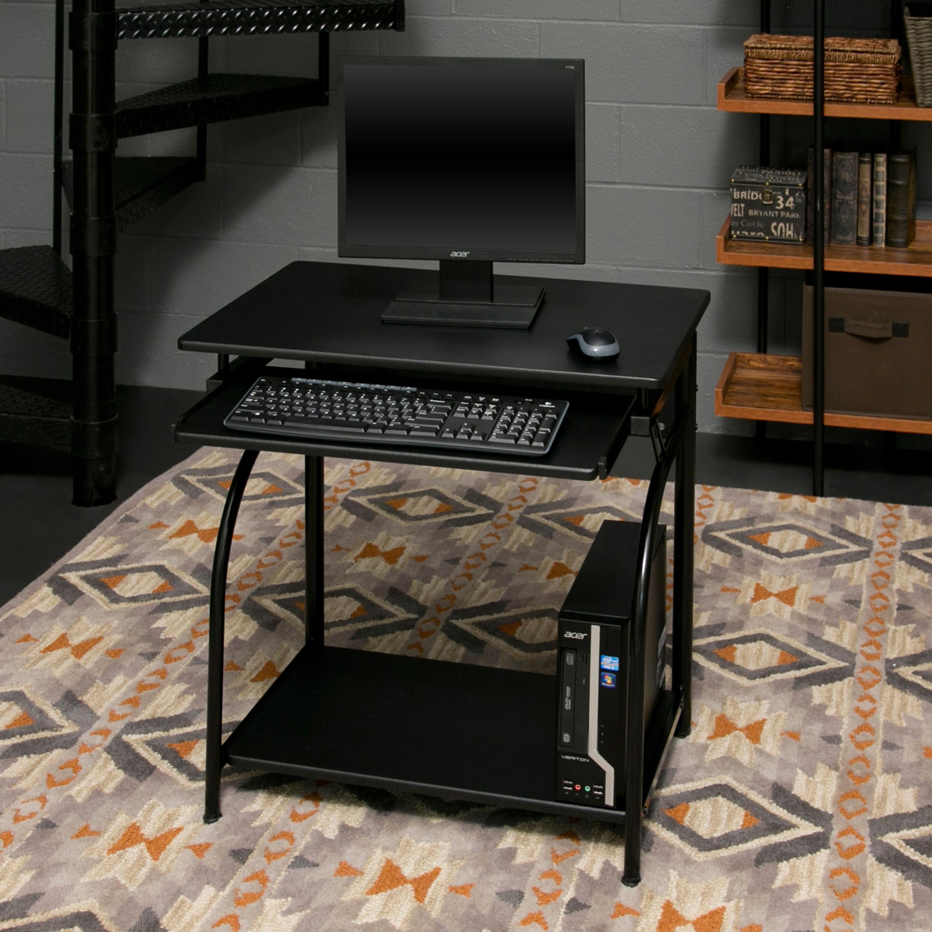 OneSpace Stanton Computer Desk with Pullout Keyboard Tray
