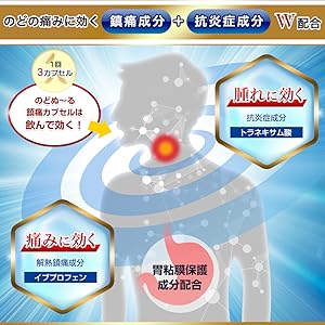 목구멍 진통 캡슐