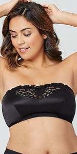 Glamorise Women S Complete Comfort Wirefree Strapless Bra 1800 At