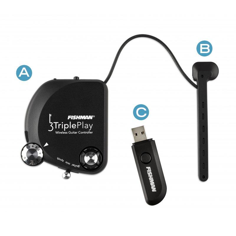 Fishman TriplePlay Wireless MIDI Guitar Controller Musical