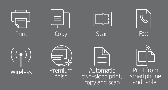 print scan copy fax two-sided duplex smartphone tablet 802.11