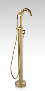 59'' Bathtub, Brushed Nickel Drainer 27 7