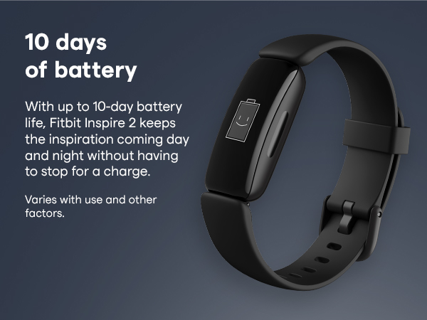 トレーニング用品 Fitbit inspire 2 Fitbit Inspire 2 - Comprehensive Health & Fitness Tracking