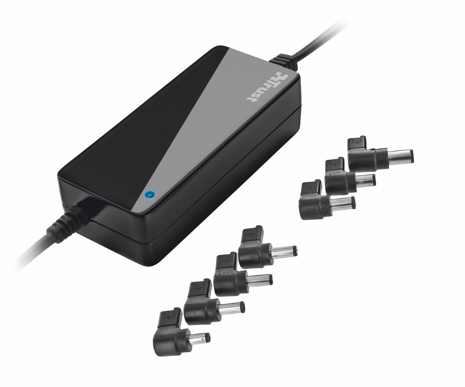 Trust Primo Universal Laptop Charger 70 Watt Power Adapter with