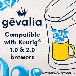 Gevalia Frothy 2-Step Vanilla Latte Espresso K-Cup Coffee Pods & Froth Packets Kit, 6 Count (Pack of 6)