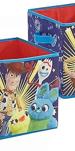 Toy Story 4 Collapsible Storage Cube Featuring Buzz
