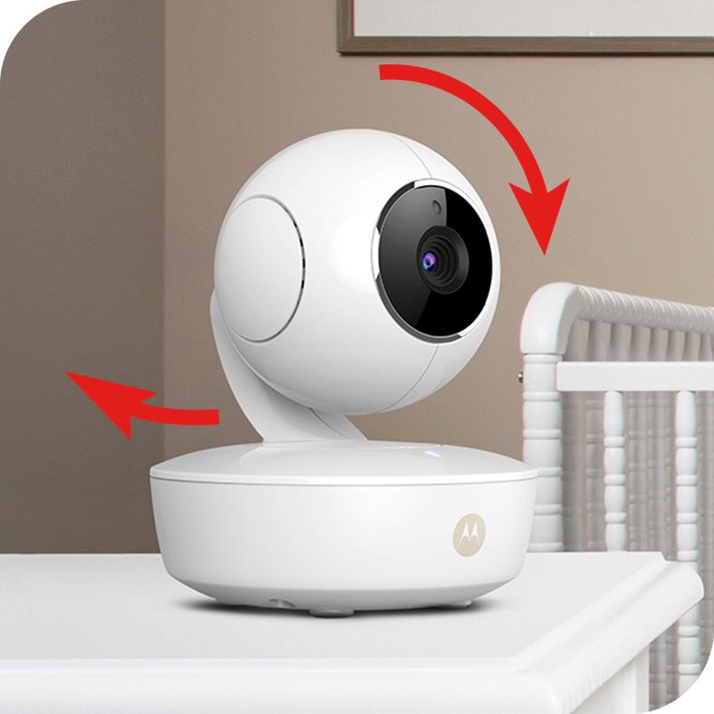 Motorola MBP36XL Video Baby Monitor Pan/Tilt/Zoom 5” Color Screen with