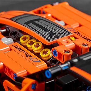 lego technic car orange