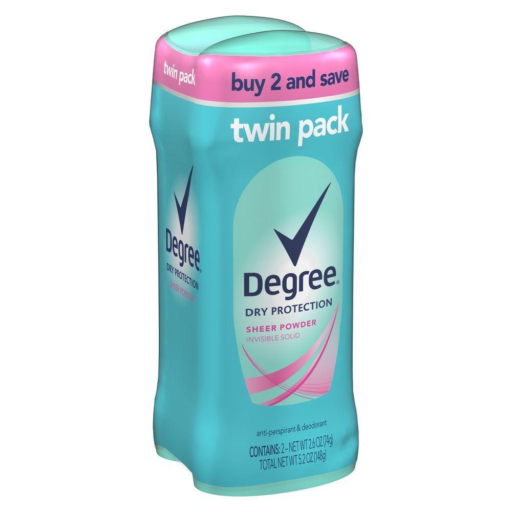 Degree Dry Protection Antiperspirant Deodorant Shower Clean Invisible