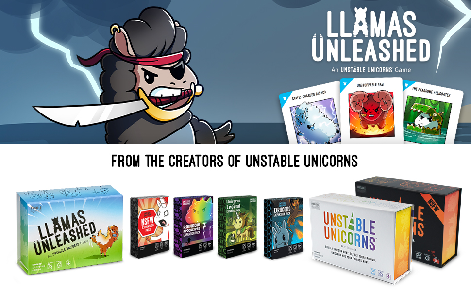 Tee Turtle Llamas Unleashed Base Game Card Game Toys