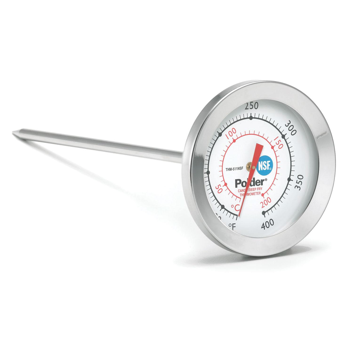 Polder THM515 Candy/Jelly/Deep Fry Thermometer with Pot Clip