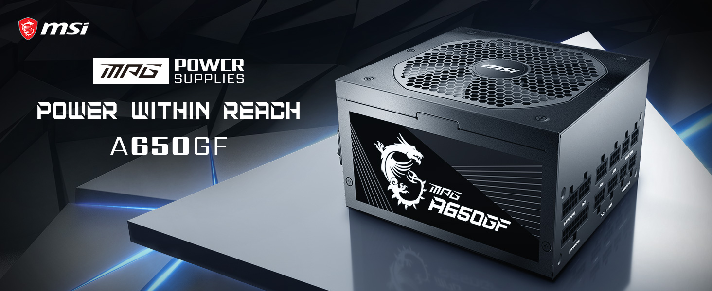 MSI Power Supplies PSU 650w