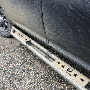 TYGER AURO Parts Running Boards Nerf Bars Rock Slider Side Step Bars Off Road Side Rail Bars