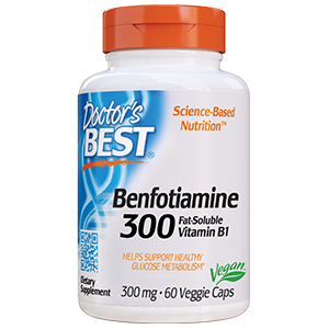 Doctor's Best Benfotiamine blood glucose bioavailable 