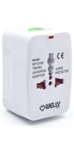 Welly Enjoy Wy Universal World Travel Adapter With Amazon De Elektronik