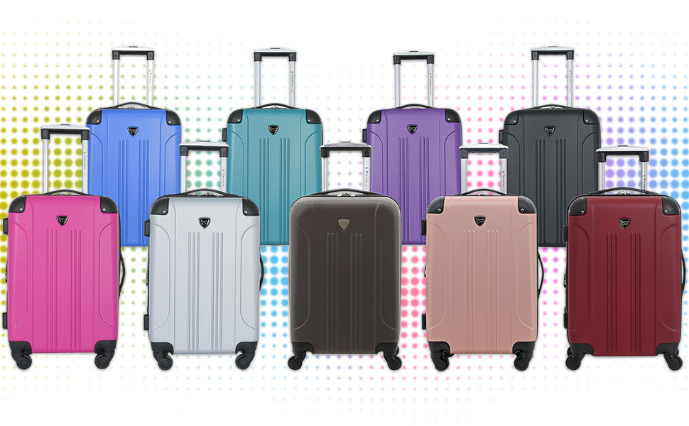 Travelers Club 20" Chicago Expandable Spinner CarryOn Luggage Amazon