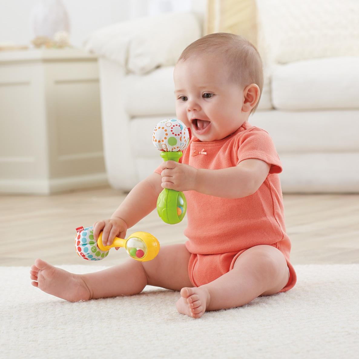 Fisher Price Rattle 'n Rock Maracas Musical, Multi Color Amazon.in Baby