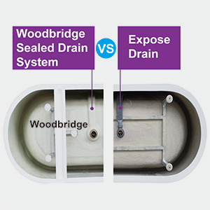 59'' Bathtub, Brushed Nickel Drainer 18 2