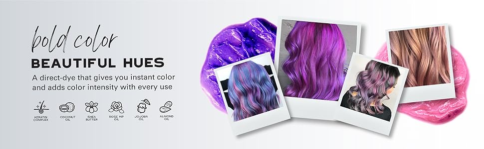 keracolor hair dye semi permanent hair color depositing conditioner cruelty free