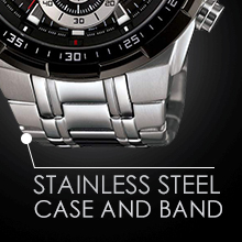 Stainless Steel Case and Band